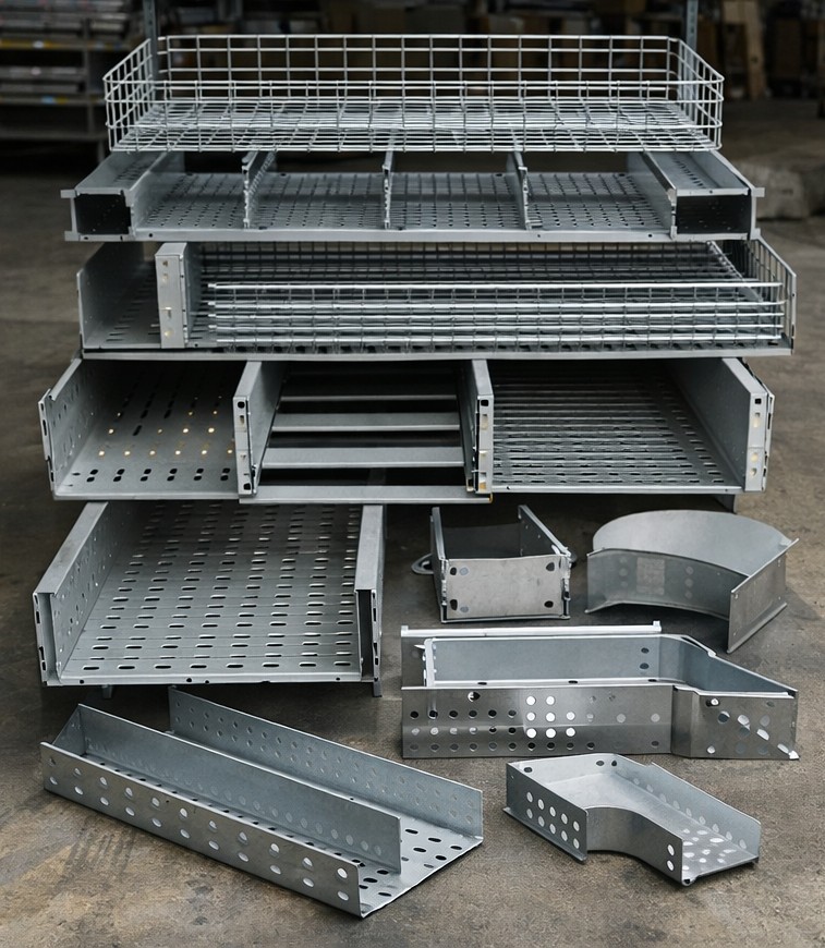 Cable tray fabrication - routing and support